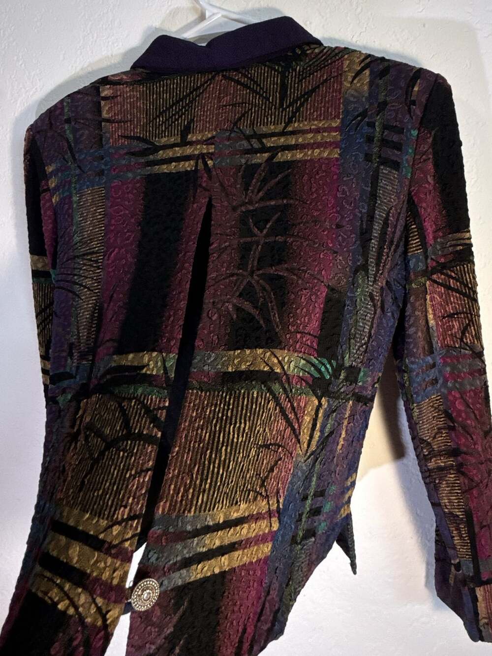 K Studio Button Up Shirt Size 8 Abstract Pattern - Picture 4 of 4